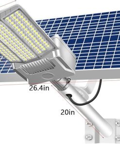 12000W Solar Street Sconces Three-Sided Design IP65 LED Flood Lamp 2