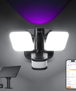 Hybrid LED Motion Sensor Flood Light with Bluetooth APP for Outdoors