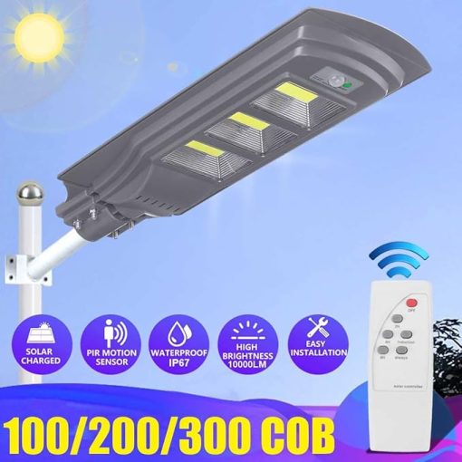 120W 240W 360W Solar Street Light Outdoor PIR Motion Control Lamp - Image 2