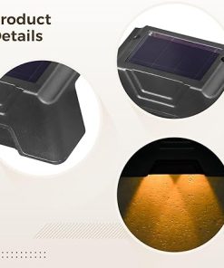 10-Pack Outdoor Solar Step Lights for Stairs and Railings 2
