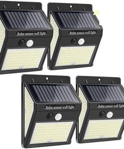 Luopan 4 Pack LED Solar Lights with Motion Sensor for Garden 2
