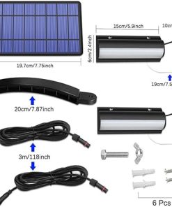 Balacoo Waterproof LED Porch Light Pull String Outdoor Wall Light 2