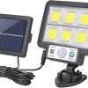 6Pcs Solar Motion Sensor LED Wall Lights for Garden Security
