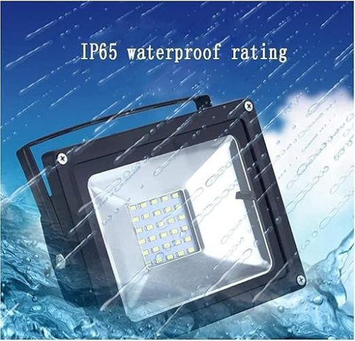 Solar Powered LED Floodlight IP66 Waterproof Outdoor Security Light - Image 2