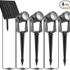 URPOWER Solar Spot Lights 2-in-1 Waterproof Landscape Lights 2 Pack 4