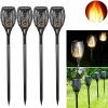 Waterproof Solar Flickering Flame Torches for Garden Patio Lighting