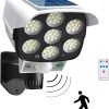 Solar Motion Sensor Wall Light with Remote Control 1600 Lumen Outdoor