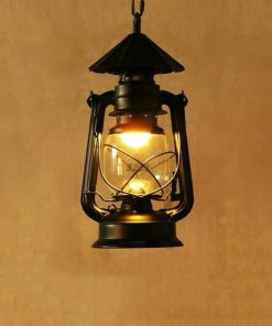 Solar Landscape Path Lights Hanging Glass Lanterns for Outdoor Use 2