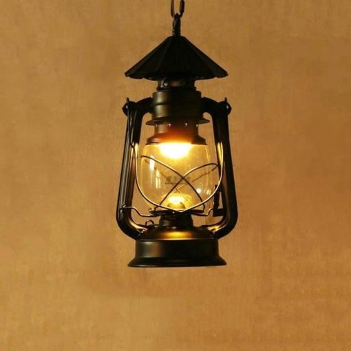 Solar Landscape Path Lights Hanging Glass Lanterns for Outdoor Use - Image 2