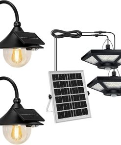 Solar Barn Lights with Motion Sensing and Multiple Lighting Modes
