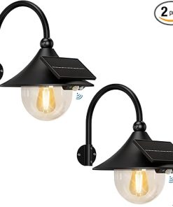 Aqonsie Solar Barn Lights with Motion Sensor and 3 Lighting Modes