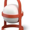 Durable Solar Circular Lantern 7.3 in, Rechargeable USB for Indoor Outdoor