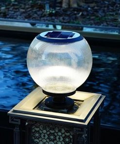 Waterproof Solar Column Lamp LED Post Light for Outdoor Spaces 2