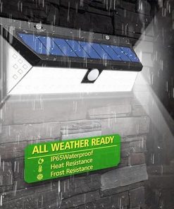 2pcs Solar Wall Lamps with Motion Sensor for Outdoor Safety Light 2