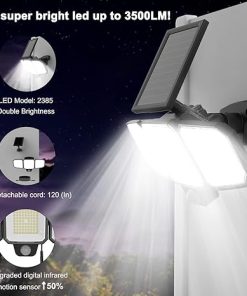 High-Quality Solar Outdoor Lights with Motion Sensor and Remote Control 2