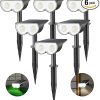 Solar Post Cap Lights 20 Lumens Warm White RGB 3 Modes for 4×4 Posts 3