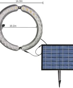 Bright Solar Landscape Lights for Trees 32 LED 12000 mAh Garden Spot 2