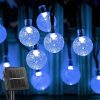 LED Solar Fairy String Lights Outdoor Mushroom Pathway Lights 30LED 4