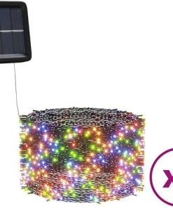 Solar Fairy Lights 5 Pack 200 LED Colorful Indoor Outdoor Decor 2