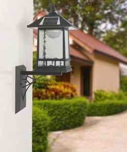 Elegant Solar Wall Lamp for Porch Entrance Hallway Garden Lighting 2