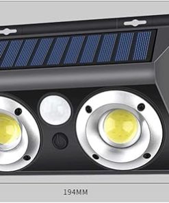 Modern LED Solar Wall Sconces Waterproof Energy-Saving Light Fixture 2