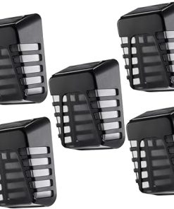DOITOOL 5pcs Solar Outdoor Wall Lamp Fence Light Garden Decor