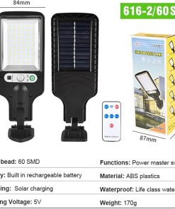 Solar Outdoor Lamp Post Lights for Garden Front Door Security Light 2