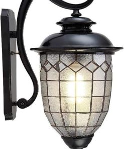 Waterproof Pineapple Wall Light for Garage and Entryway Decor