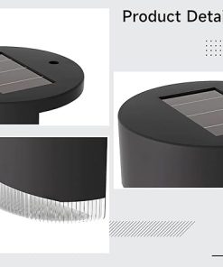 16 Pack Solar LED Fence Lights Waterproof Outdoor Step Lighting 2