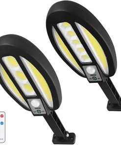 Solar Street Lights with Remote 3 Modes Solar Wall Light for Outdoors