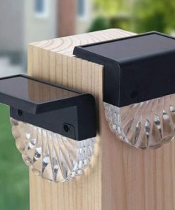 Solar Deck and Step Lights with Warm White and RGB for Outdoor Use