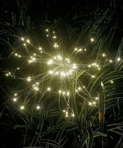 Outdoor Waterproof LED Firework Lights for Garden and Christmas Decor