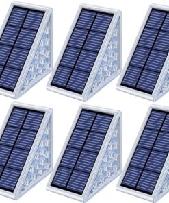 Bright LED Outdoor Solar Step Light Waterproof for Garden and Deck