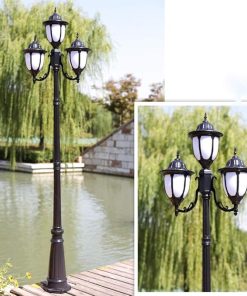 Outdoor Lamp Post Light Victorian Waterproof Garden Street Lighting 2