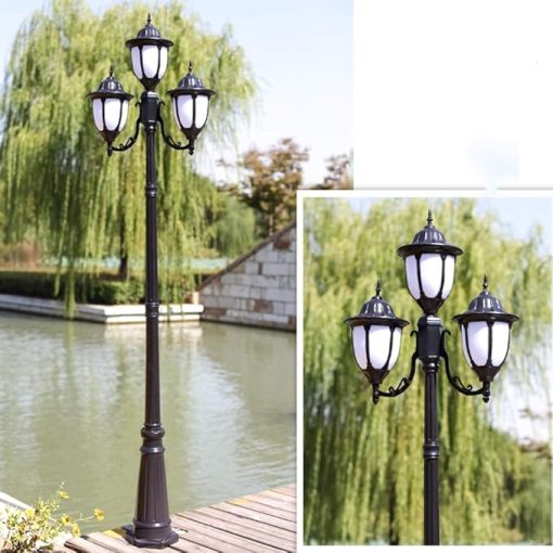 Outdoor Lamp Post Light Victorian Waterproof Garden Street Lighting - Image 2