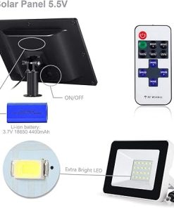 Solar Floodlight Outdoor with 180 Degree Adjustable Light Sensor LED 2