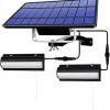 Solar Wall Lights and Post Lamps – Adjustable Colors IP67 Waterproof 3