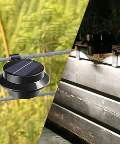 Outdoor Solar Deck Lights LED Lanterns for Garden Pathway 2 Pcs 2