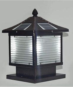 Outdoor Solar Floor Lamp Decorative Lantern Waterproof Aluminum Light 2