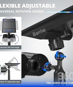 Barrina 360° Adjustable Solar Spotlights Outdoor Waterproof 4 Pack 2
