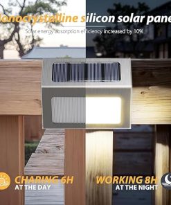 12 Pack Waterproof Solar Lights Auto On/Off for Outdoor Use 2