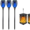 Flickering Flame Solar Lights for Outdoor Garden Landscape Decor 4