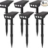 Solar Post Cap Lights for 4×4 5×5 6×6 Posts Waterproof Outdoor 3