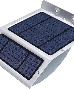 Outdoor Solar Wall Light with Remote Waterproof Aluminum for Gardens