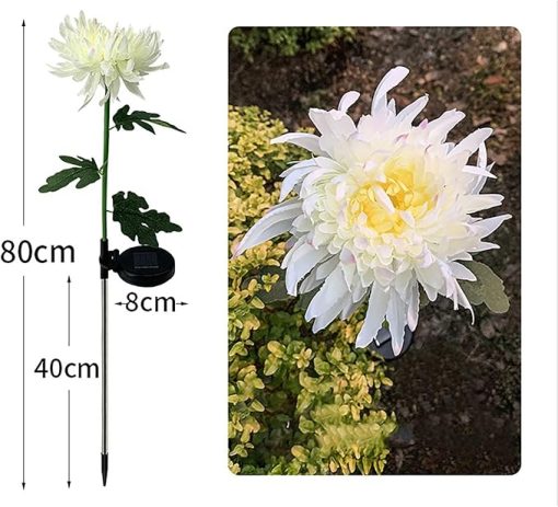 Flower LED Solar Lights for Garden Yard Patio Outdoor Decorations - Image 2