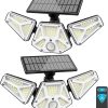 VOLISUN Solar Driveway Lights 8-Pack Waterproof Outdoor Step Light 3
