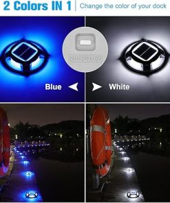 VOLISUN 24 Pack Solar Driveway Lights IP67 Waterproof Outdoor Lighting 2