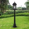 Outdoor Garden Lamp Post Light 260cm Mains Powered IP65 Waterproof 3