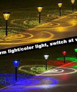 8 Pack Waterproof Solar Pathway Lights for Gardens and Walkways 2
