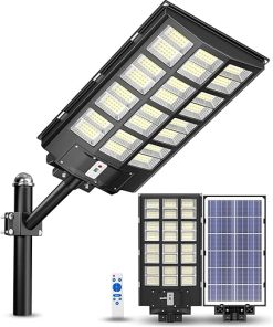 Solar Street Lights Outdoor with Motion Sensor and Remote Control 2